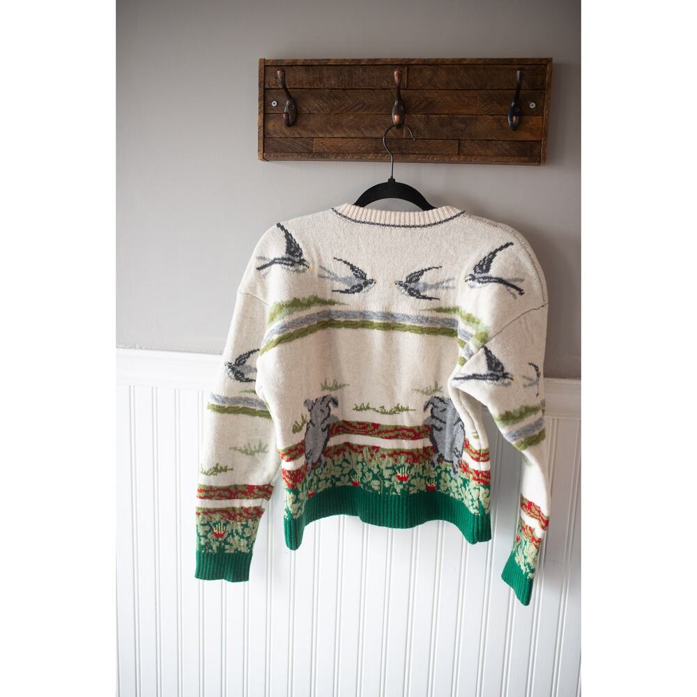 Anthropologie Meadows Farm Pullover Sweater Wool Small NEW - Picture 4 of 4
